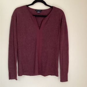 Burgundy Knit top by Sanctuary size M long sleeved.